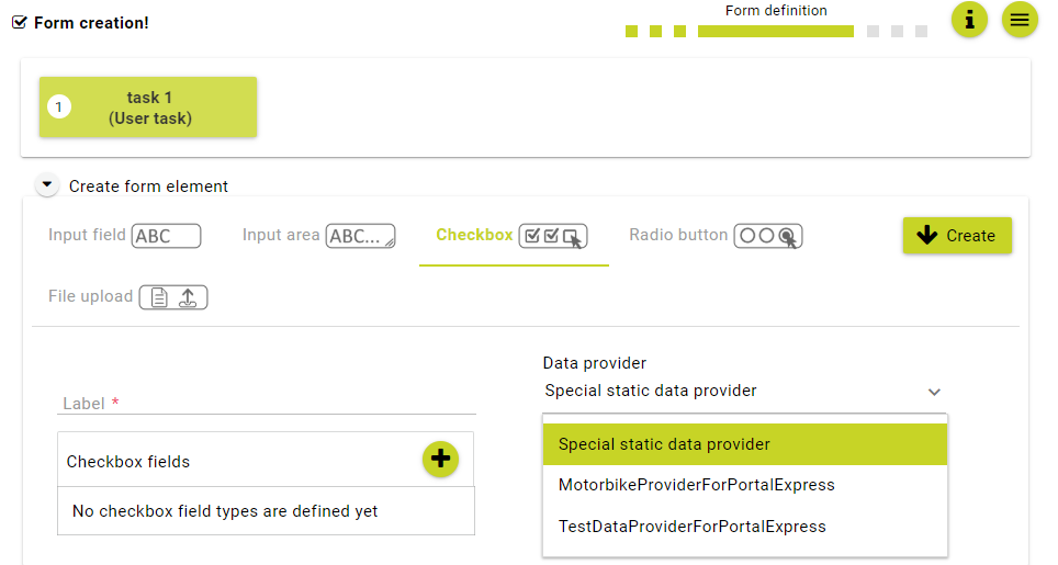Portal Data Provider for Express